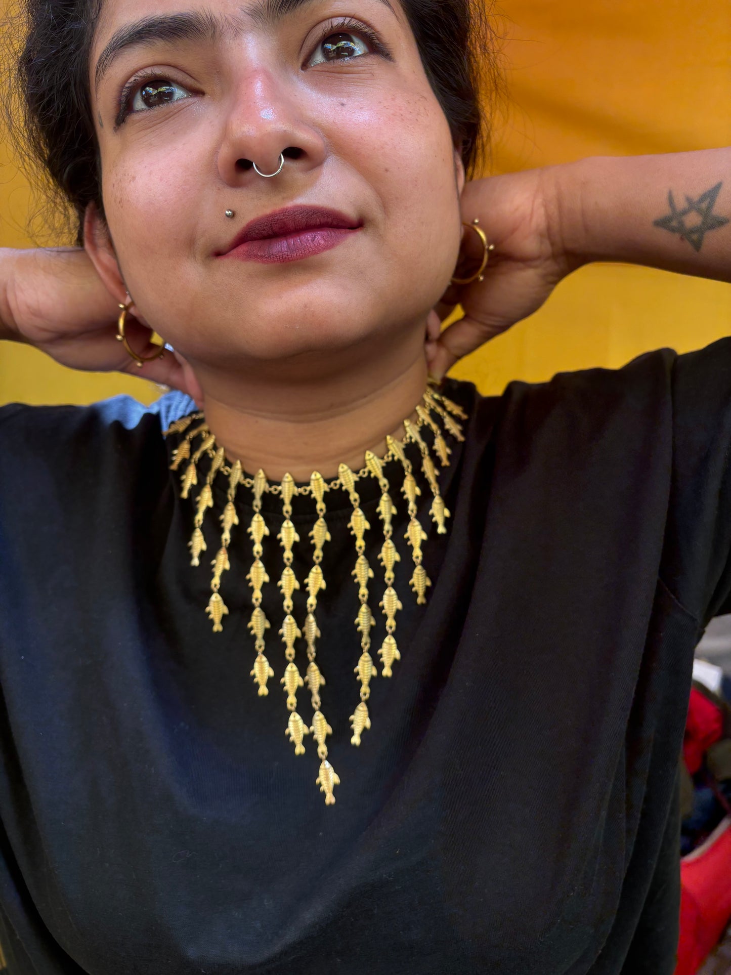 Fish neckpiece