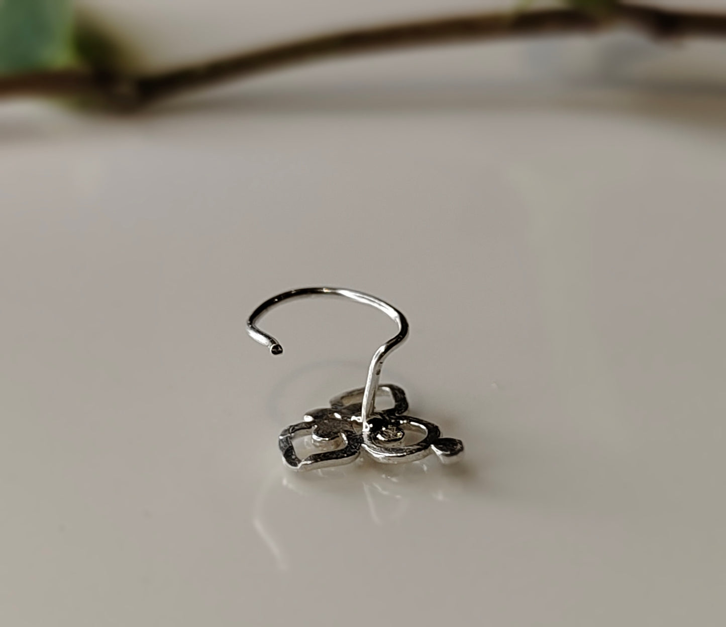 Trio Charm Nose Pin