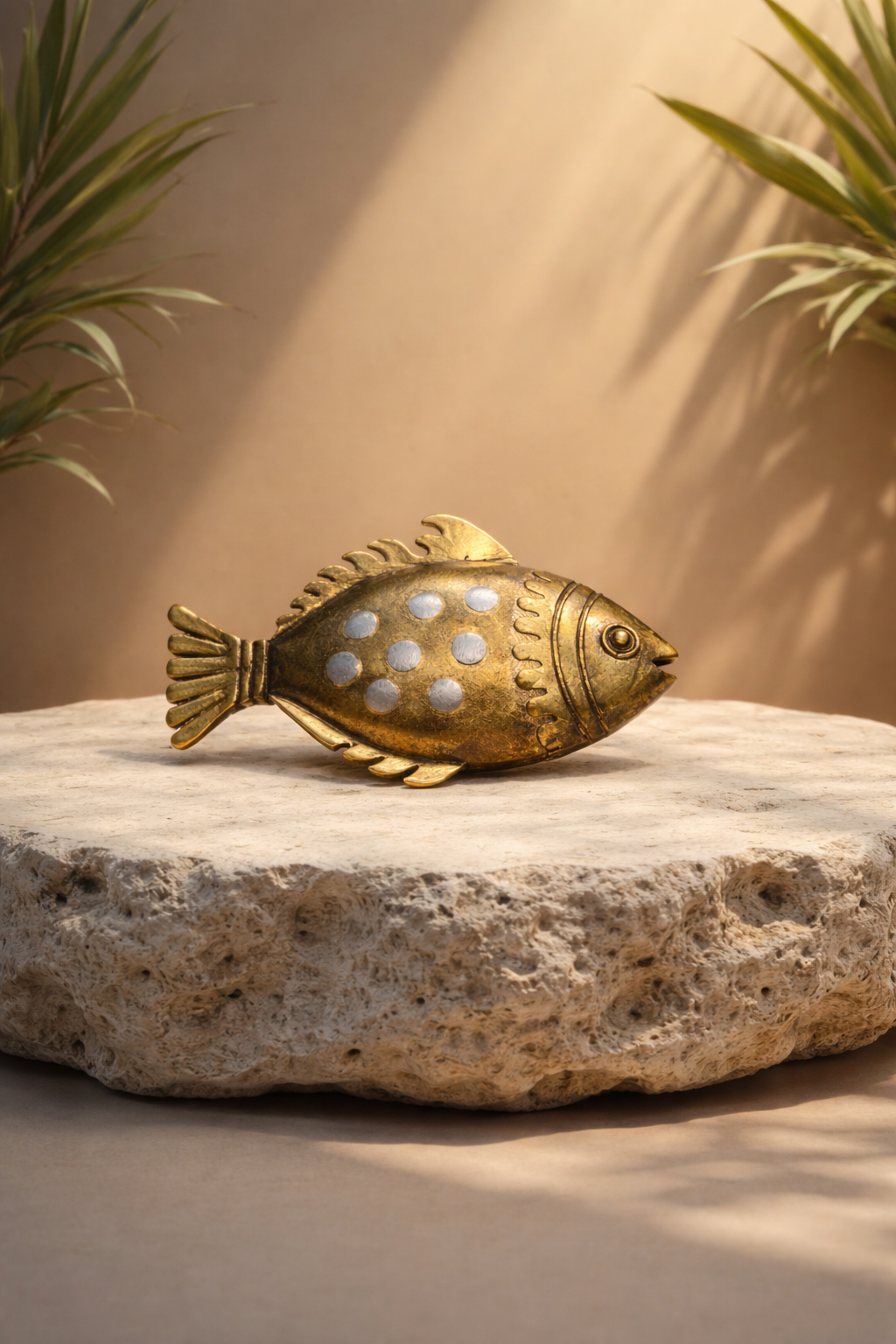 Dotted Fish Brooch