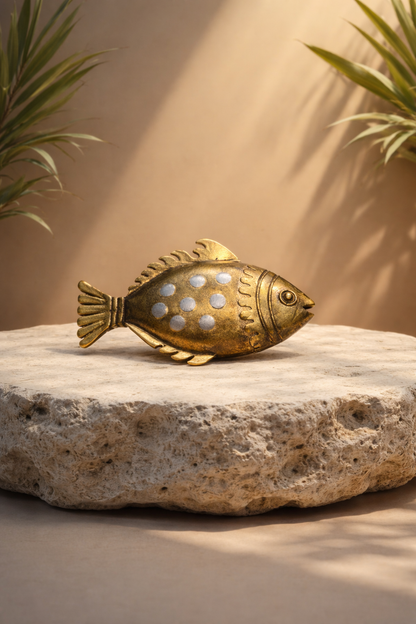 Dotted Fish Brooch