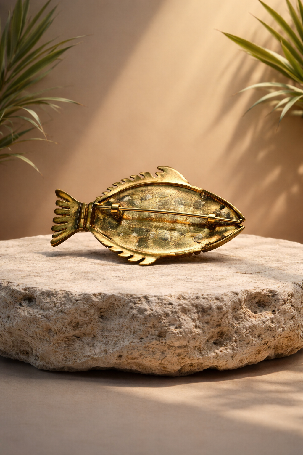 Dotted Fish Brooch
