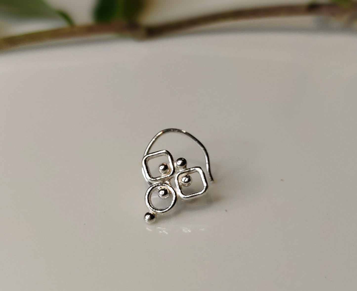 Trio Charm Nose Pin