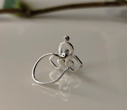 Trio Charm Nose Pin